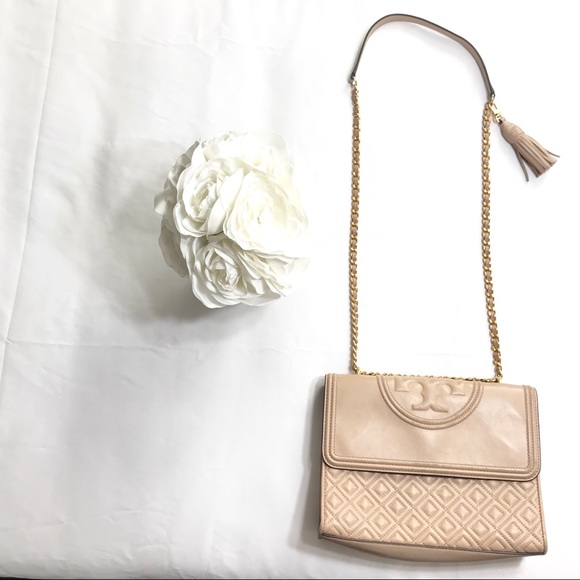 • Tory Burch Fleming Convertible Shoulder Bag • - Picture 6 of 8